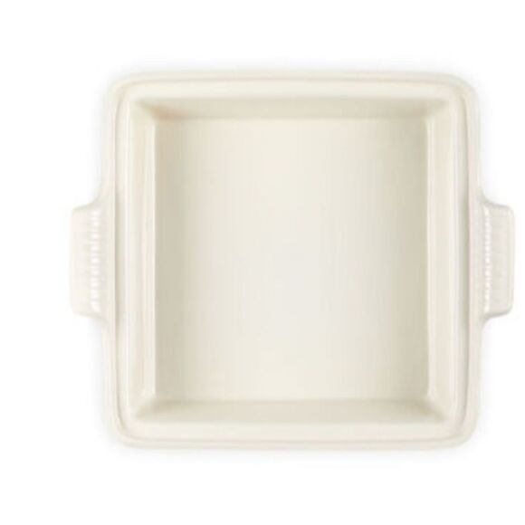 Le Creuset Heritage 2.5QT Covered Square Casserole- Meringue - Picture 3 of 7